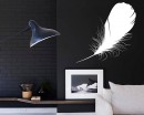 Feather Vinyl Decals Modern Wall Art Sticker